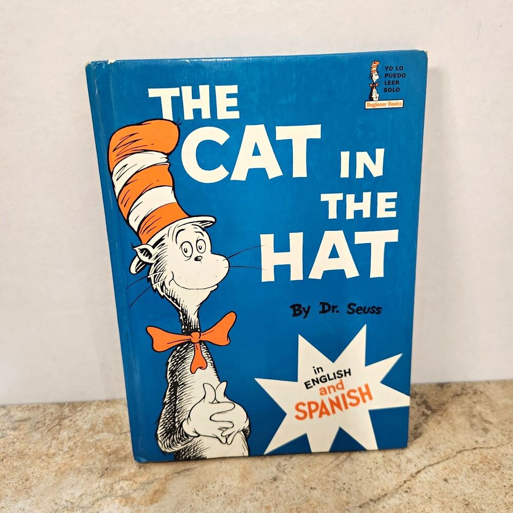 Dr. Seuss The Cat in the Hat Beginner Books HC English/Spanish Random 1967